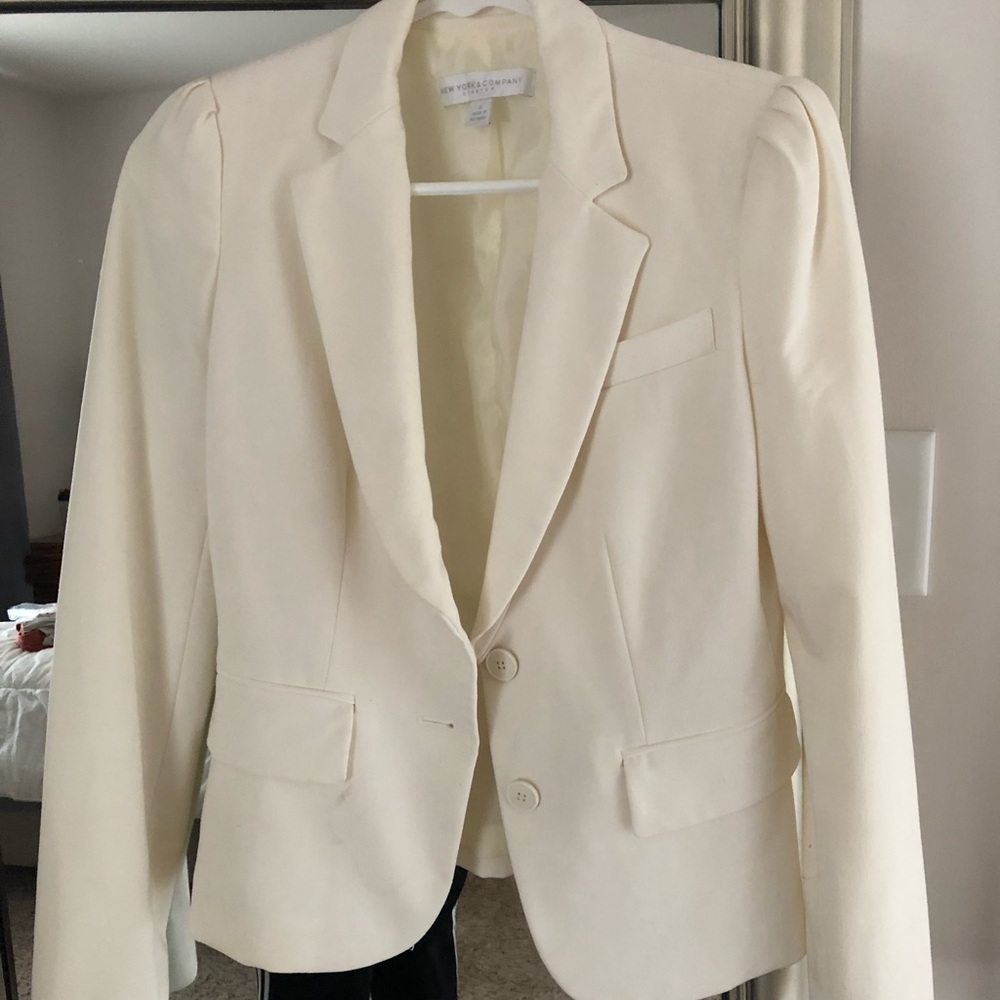 White blazer
